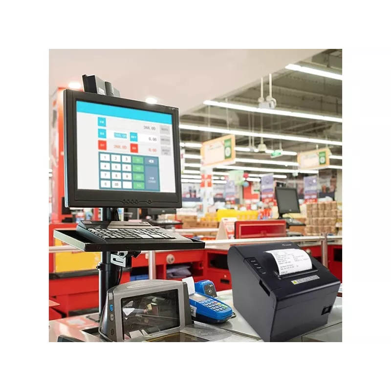 Termiczna drukarka fiskalna do paragonów EQUIP 58/80 mm z automatycznym nożem, USB/Ethernet/szeregowy, port kasowy, 203x203 DPI