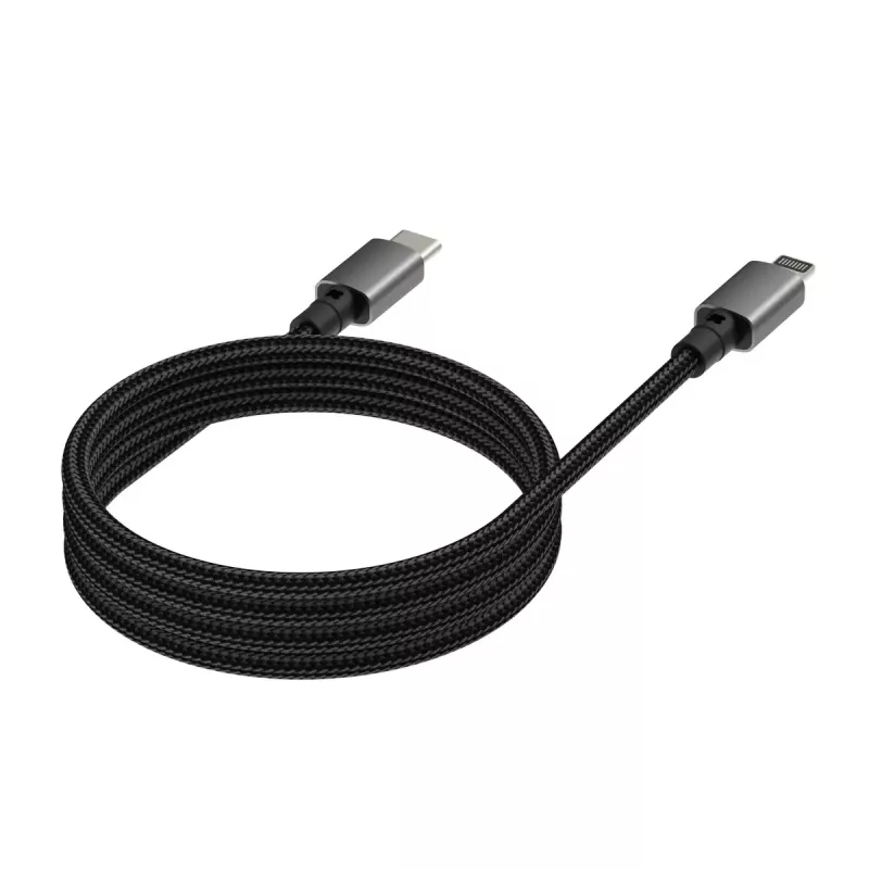 Kabel VISION Lightning do USB‑C TC 1MLTGMAG/BL — 1 m, 27 W, 5 A, czarny