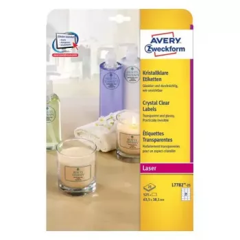 Etykieta samoprzylepna Avery L7782-25 Zaokrąglony prostokąt