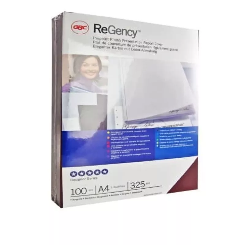 Okładka do bindowania GBC ReGency A4 325 g/m², A4, niebieska, 210 mm, 297 mm, 40 mm, 2 kg