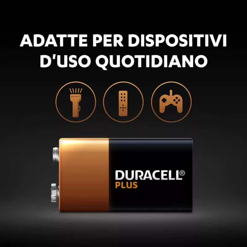 Duracell Plus bateria jednorazowa 9V alkaliczna