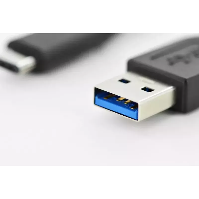 Kabel USB Digitus DK-300136-010-S USB 2.0 1 m USB C USB A Czarny
