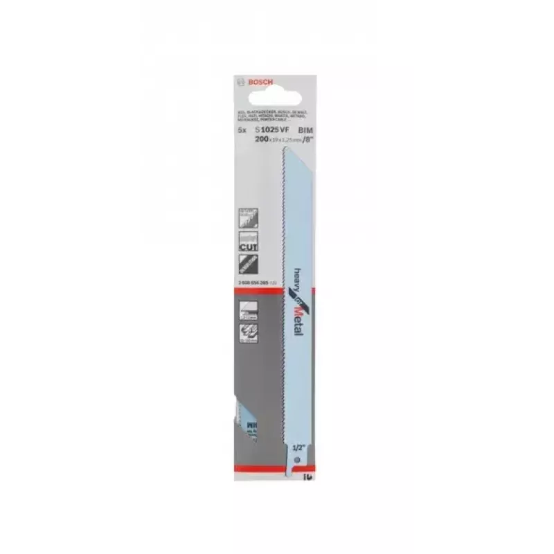 Bosch 2 608 656 265 brzeszczot do wyrzynarek/pił szablastych/pił szablastych Brzeszczot do piły szablastej Bimetal 5 szt.