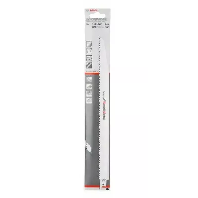 Brzeszczot do piły szablastej Bosch S 1210 VF Bimetal 30 cm 5-8 TPI