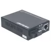 Intellinet Fast Ethernet WDM Dwukierunkowy konwerter mediów jednomodowy, 10/100Base-Tx na 100Base-Fx (SC) jednomodowy, 20 km, WDM (Rx1310/Tx1550)