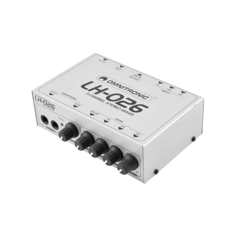 Mikser audio Omnitronic 10355026 3-kanałowy 20 - 20000 Hz biały