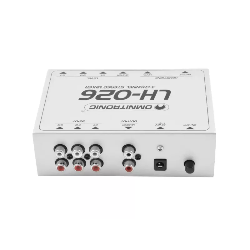 Mikser audio Omnitronic 10355026 3-kanałowy 20 - 20000 Hz biały