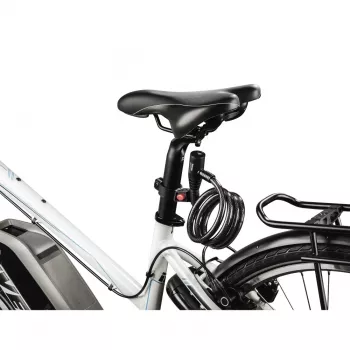 Hama 00178110 zapięcie rowerowe Czarny 1200 mm Zapięcie linkowe
