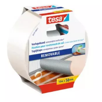 Taśma duct tape Tesa 55731-00011-11 biała, polipropylen (PP), 10 m x 50 mm, do oznaczania, do użytku wewnętrznego
