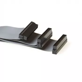 ACT Wewnętrzny szeroki kabel połączeniowy SCSI IDC68 0,80 m, IDC 68 pin, 2x IDC 68 pin, Męski/Męski, Szary, 0,80 m