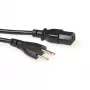Kabel zasilający ACT Powercord wtyczka szwajcarska - C13 czarny 2,5 m