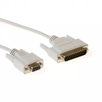 ACT kabel szeregowy do drukarki 9-pin D-sub żeński - 25-pin D-sub męski 3 m