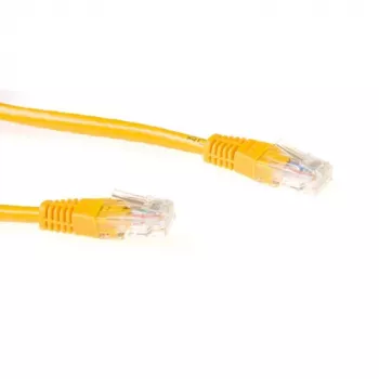 ACT Żółty 10 metrów patchcord U/UTP CAT6A ze złączami RJ45