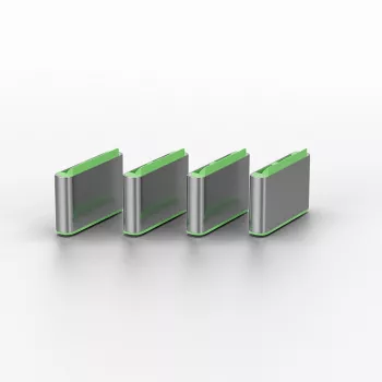 Lindy blokady portów USB typu C (bez klucza) — opakowanie 10 szt., zielony