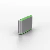 Lindy blokady portów USB typu C (bez klucza) — opakowanie 10 szt., zielony