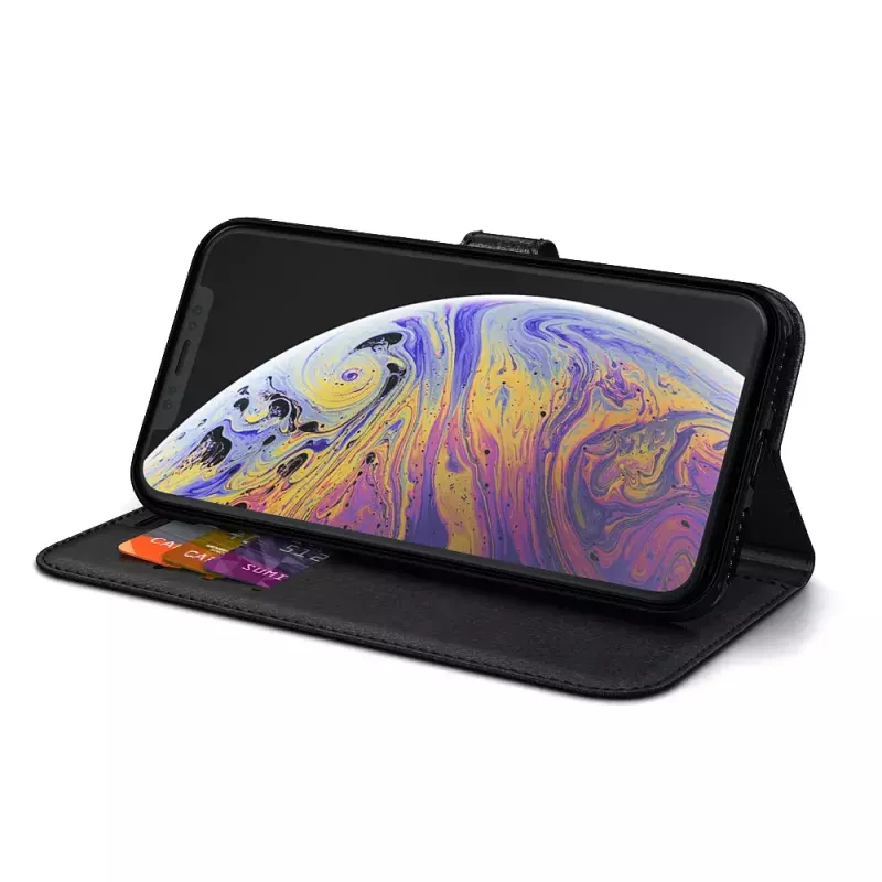 Etui portfelowe BeHello BEHWAL00179 dla iPhone Xs Max 6,5 cala czarne
