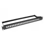Fiber panel 24 ports unloaded ACT FA2047 Czarny