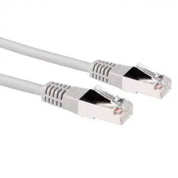 ACT Szary 15-metrowy kabel krosowy LSZH F/UTP CAT5E ze złączami RJ45