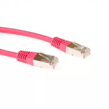 ACT czerwony 1.5 meter LSZH SFTP CAT6 kabel krosowy with RJ45 connectors
