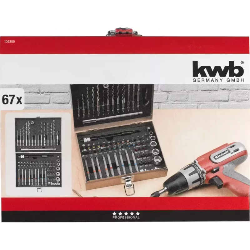 Zestaw wierteł KWB 106300 67 szt.