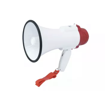 Megafon Omnitronic 80710920 Wewnętrzny/zewnętrzny 10 W Czerwony Biały