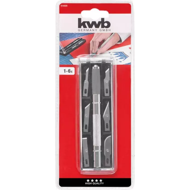Nóż uniwersalny KWB 014920 Nóż segmentowy, szerokość ostrza 5 mm