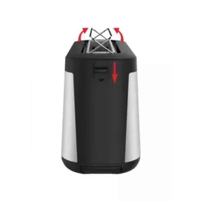 Toster Tefal TL4308 2 kromki 1000 W Czarny Stal nierdzewna