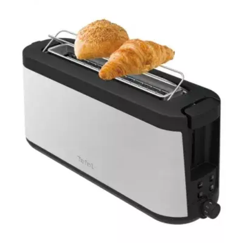 Toster Tefal TL4308 2 kromki 1000 W Czarny Stal nierdzewna