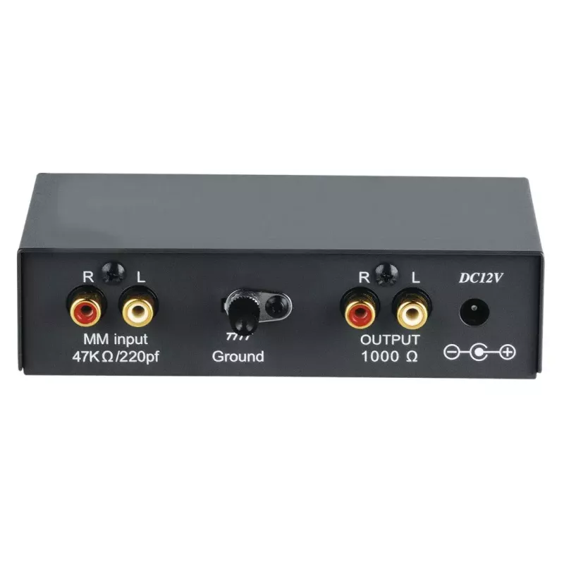 Przedwzmacniacz gramofonowy Hama Stereo Phono PA 005 czarny, srebrny