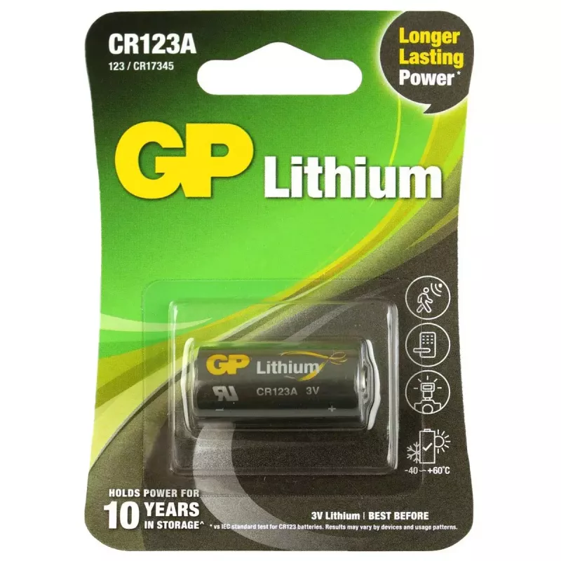 Bateria jednorazowa GP Batteries 070CR123AEC1