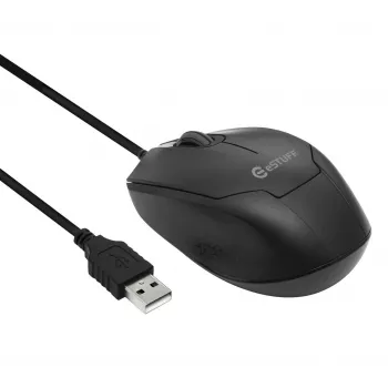 eSTUFF GLB213002 mysz Office symetryczna USB typu A Optyczna 1200 DPI