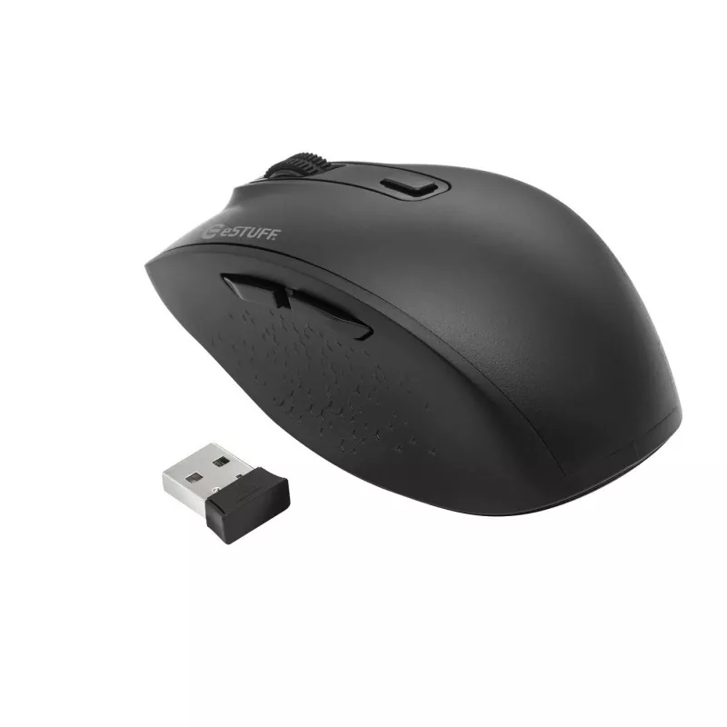 Mysz eSTUFF GLB214002 biurowa praworęczna RF Wireless + Bluetooth IR LED 1800 DPI