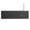 eSTUFF GLB211402 klawiatura Biurowa USB QWERTZ Niemiecka Czarna