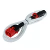 ACT Powercord C13 IEC Lock+ - C14 IEC Lock Dual Locking biały 1 m, PC3607