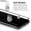 Szkło hartowane na ekran Kapsolo do iPhone 13 / iPhone 14 Max — zakrzywione 9H, pasuje do 15,5 cm (6,1 cala)