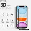 Szkło hartowane na ekran Kapsolo do iPhone 13 / iPhone 14 Max — zakrzywione 9H, pasuje do 15,5 cm (6,1 cala)