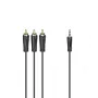 Hama 00205154 kabel audio 1,5 m 3,5 mm 3 x RCA Czarny