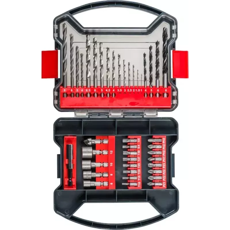 Zestaw bitów wkrętakowych KWB 109104 41 szt. Phillips Pozidriv Torx