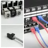 ACT Keystone Jack RJ45 CAT6 nieekranowany bez narzędzi z przesłoną, czarny