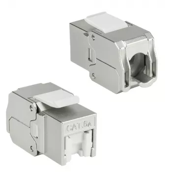 ACT Keystone Jack RJ45 CAT6A Ekranowany Bez Narzêdziowy z osłoną przeciwkurzową