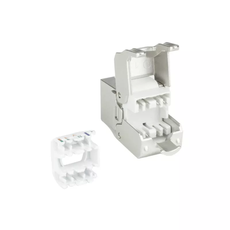 ACT Keystone Jack RJ45 CAT6A Ekranowany Bez Narzêdziowy z osłoną przeciwkurzową
