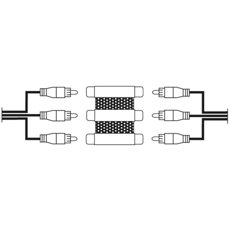 Hama 00205174 adapter złącza złącza 3 x RCA
