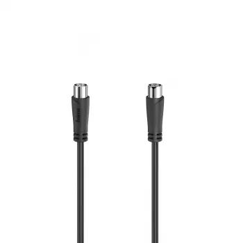 Kabel koncentryczny Hama 00205052 1,5 m Coax Czarny