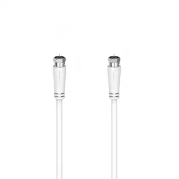 Hama 00205256 kabel koncentryczny 7,5 m F biały