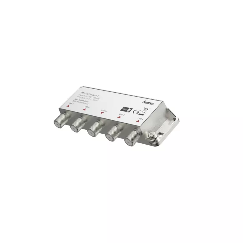 Rozdzielacz kablowy Hama 00205290 950 - 2500 MHz Niebieski Srebrny