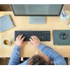 Trust TKM-360 klawiatura Mysz w zestawie Biurowa RF Bezprzewodowa QWERTZ Niemiecki Czarna