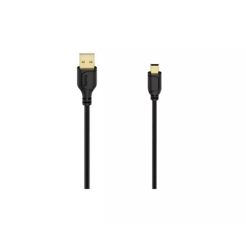 Hama 00074262 Kabel USB USB 2.0 0,75 m USB A Mini-USB B Czarny