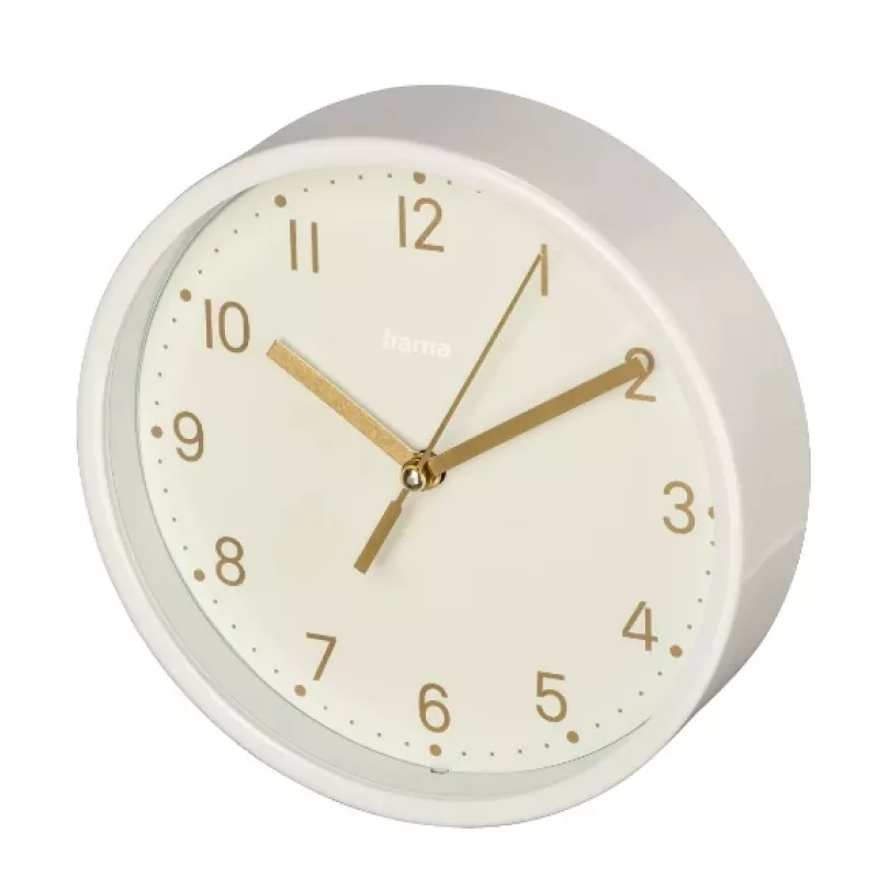 Hama 00185869 zegar ścienny/stołowy Zegar analogowy Okrągły Biały