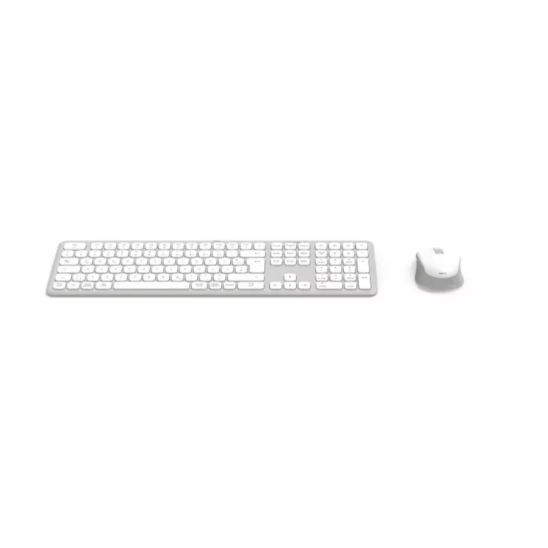 Hama WKM-550 klawiatura Mysz w zestawie Dom/Biuro RF Wireless + Bluetooth QWERTZ niemiecki Szary, Biały