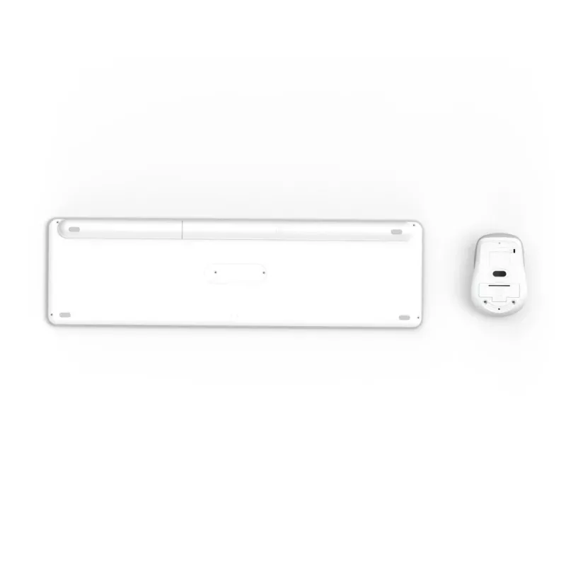Hama WKM-550 klawiatura Mysz w zestawie Dom/Biuro RF Wireless + Bluetooth QWERTZ niemiecki Szary, Biały